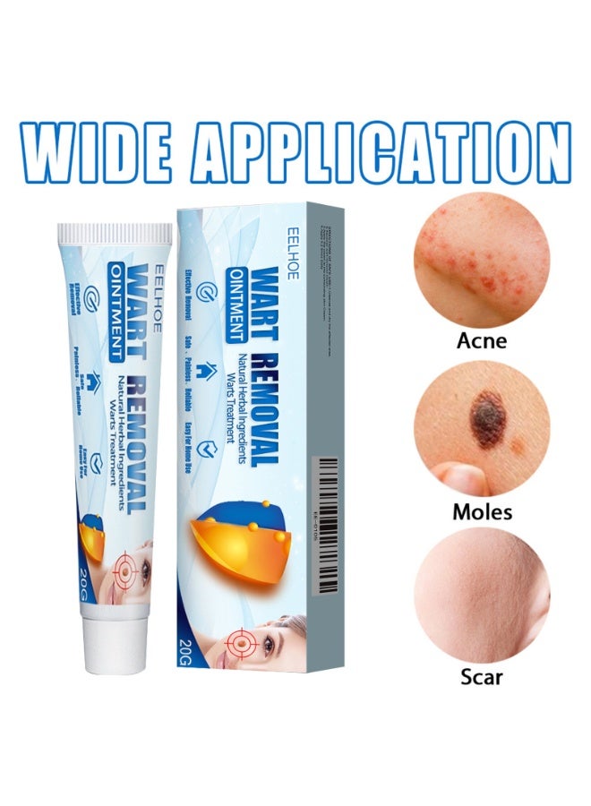 إيلهو مرهم لإزالة الثآليل، مكونات طبيعية لعلاج آمن لثآليل الجسم وحب الشباب والشامات وتقليل الندبات، يزيل الثآليل والشامات وينعم البشرة. - Image 2